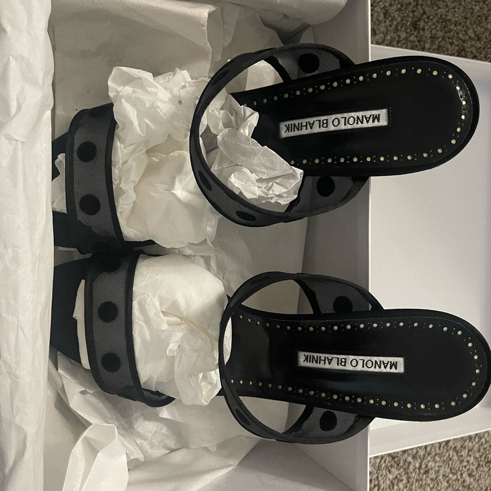 Summer ready Manolo Blahniks in size 42